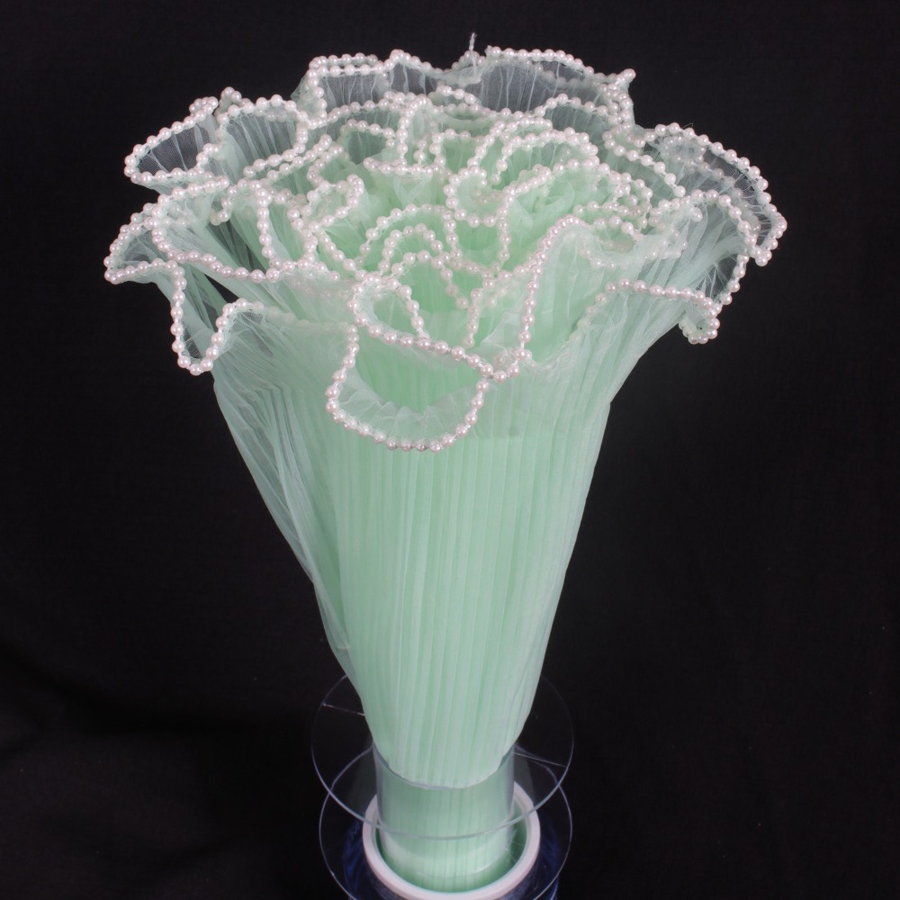 Florist Supply House - 28cmx4Yards Çiçek Buketi Sarma Dantel Örgü