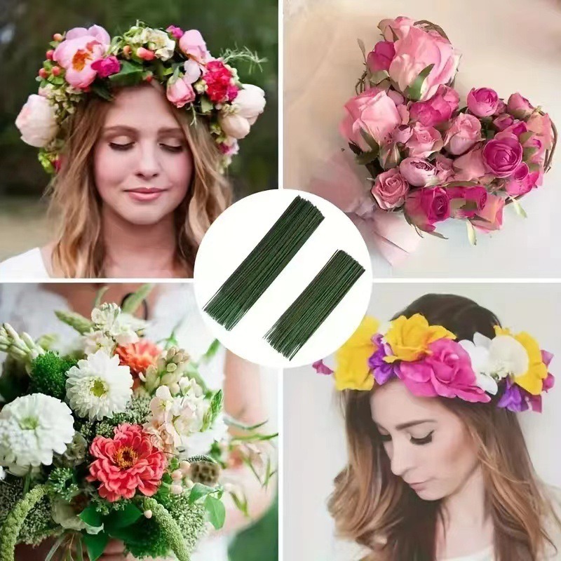 Wire Stem Florist - 100 Parça Çiçek Kök, Yapay Çiçek