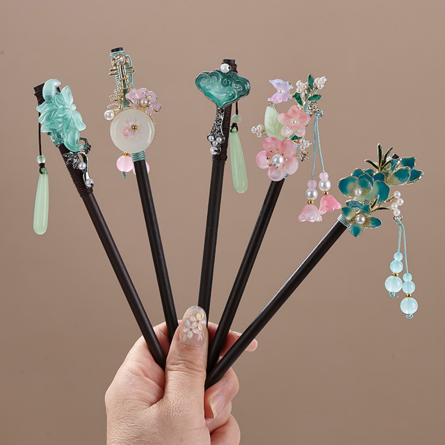 Florist Supplies - Vintage çiçek saç tokası kadınlar için