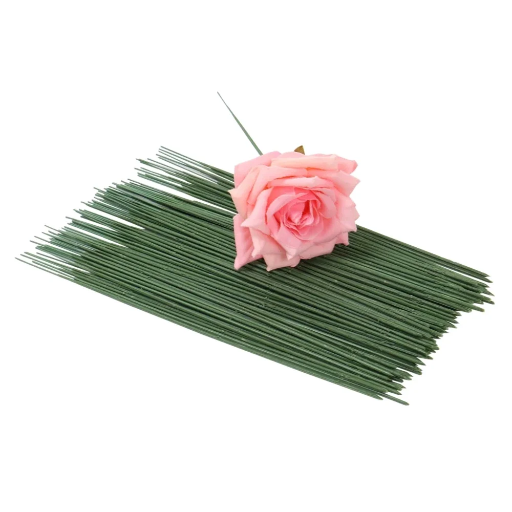 Wire Stem Florist - 100 adet yapay saksı kök plastik