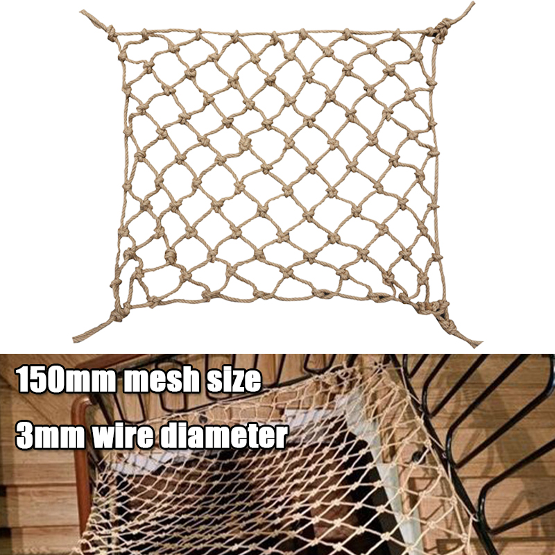 Twine Jute Natural - 1 Adet Kenevir Halat Tırmanma Ağı