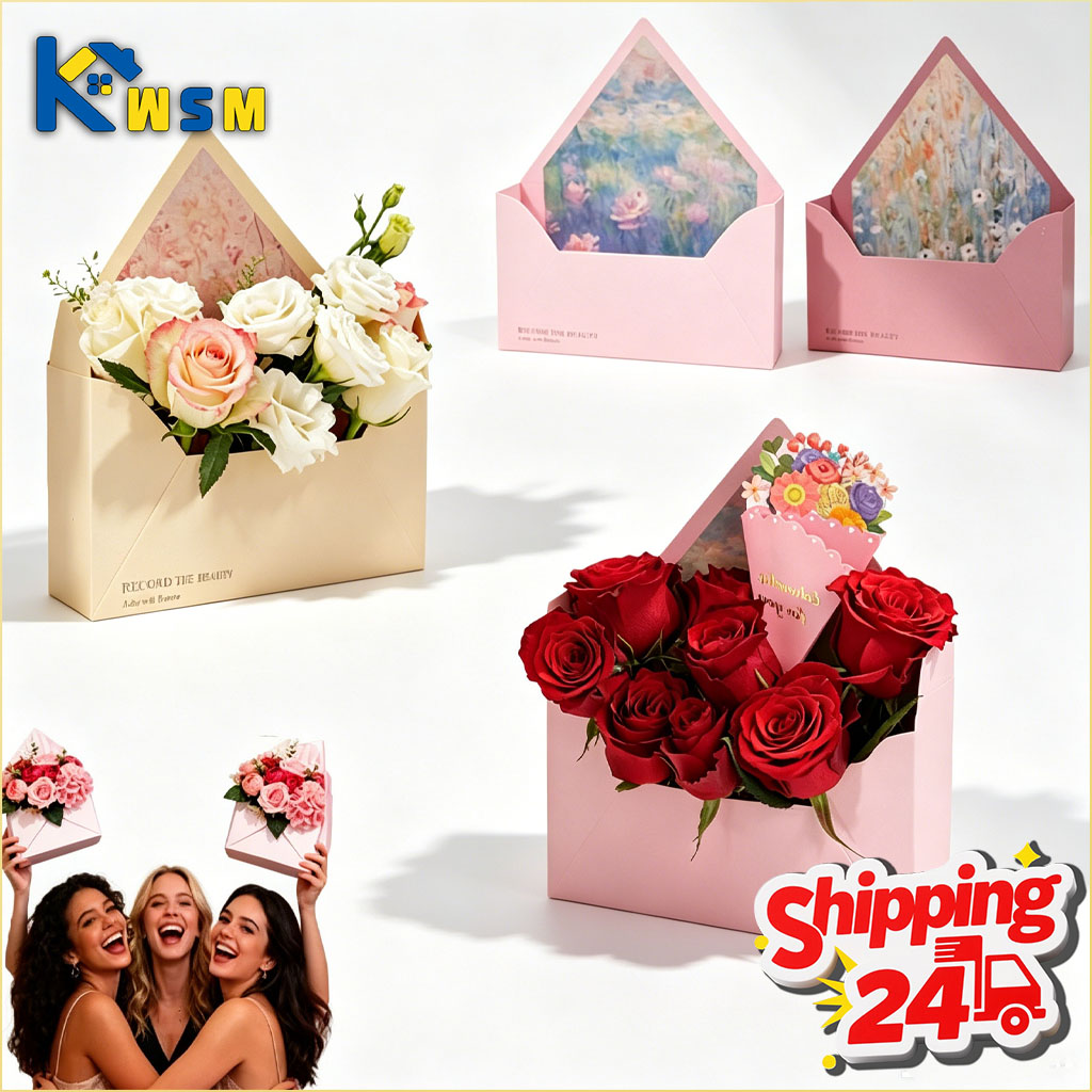 Florist Supply Shop - 5-20 adet sevgililer günü zarfı çiçek