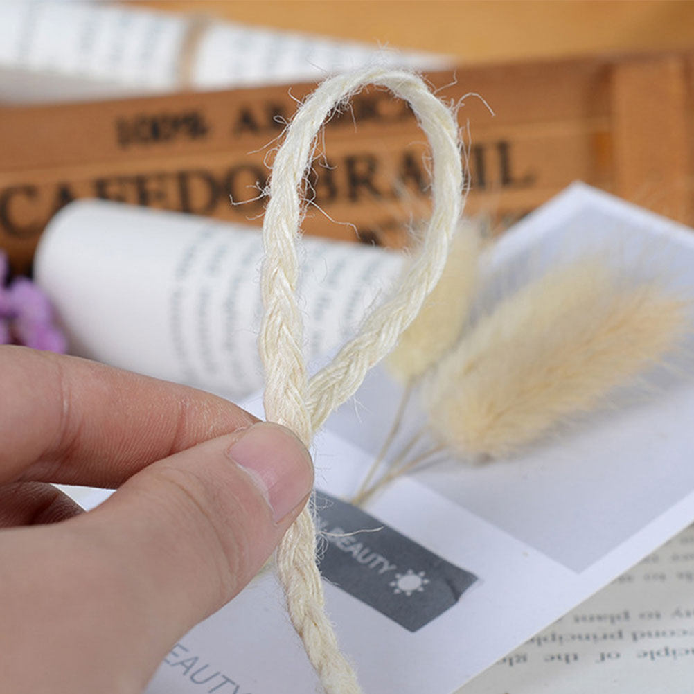 Twine Jute Natural - 3 adet 5M kalın hafif jüt
