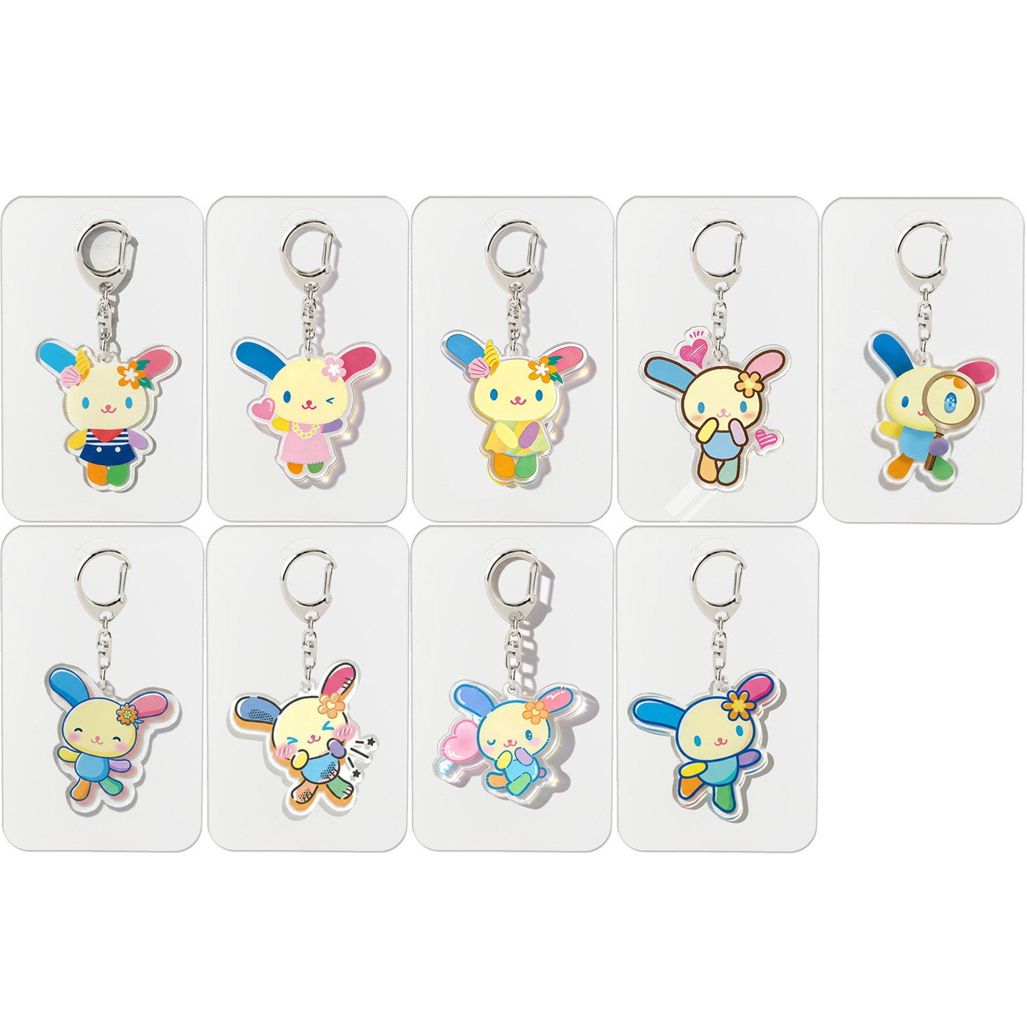 Florist Supplies - Sevimli Cinnamoroll Çiçek Akrilik Anahtarlık Çanta