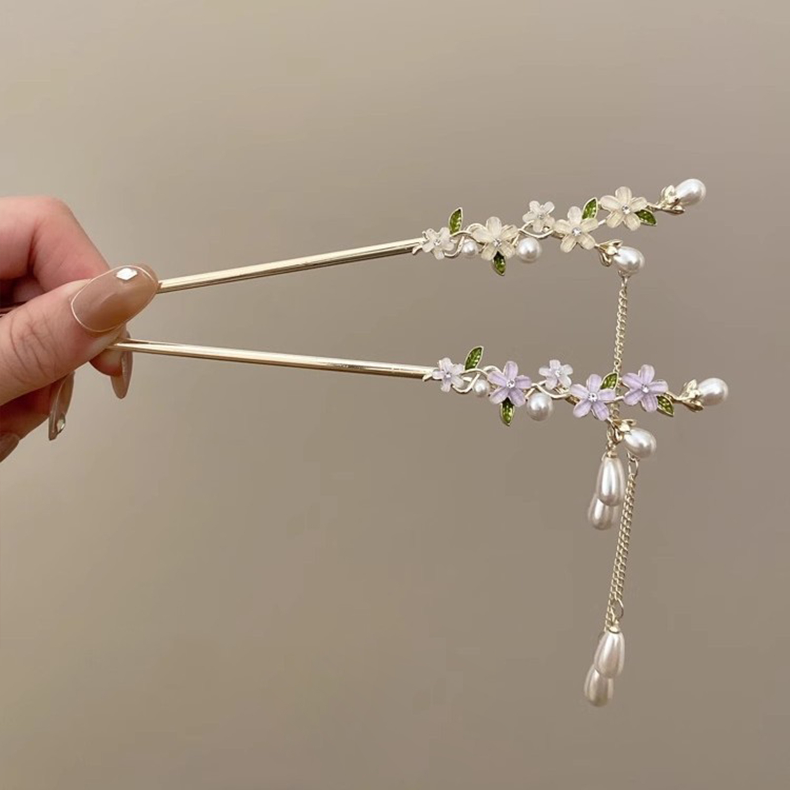 Florist Supplies - Güvenli Tutuşlu Saç Çubuğu Zarif Düğün