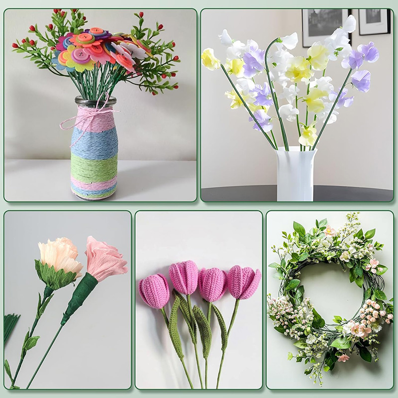 50/100 adet çiçek teli sapları - Wire Stem Florist incelemesi ve fiyatı