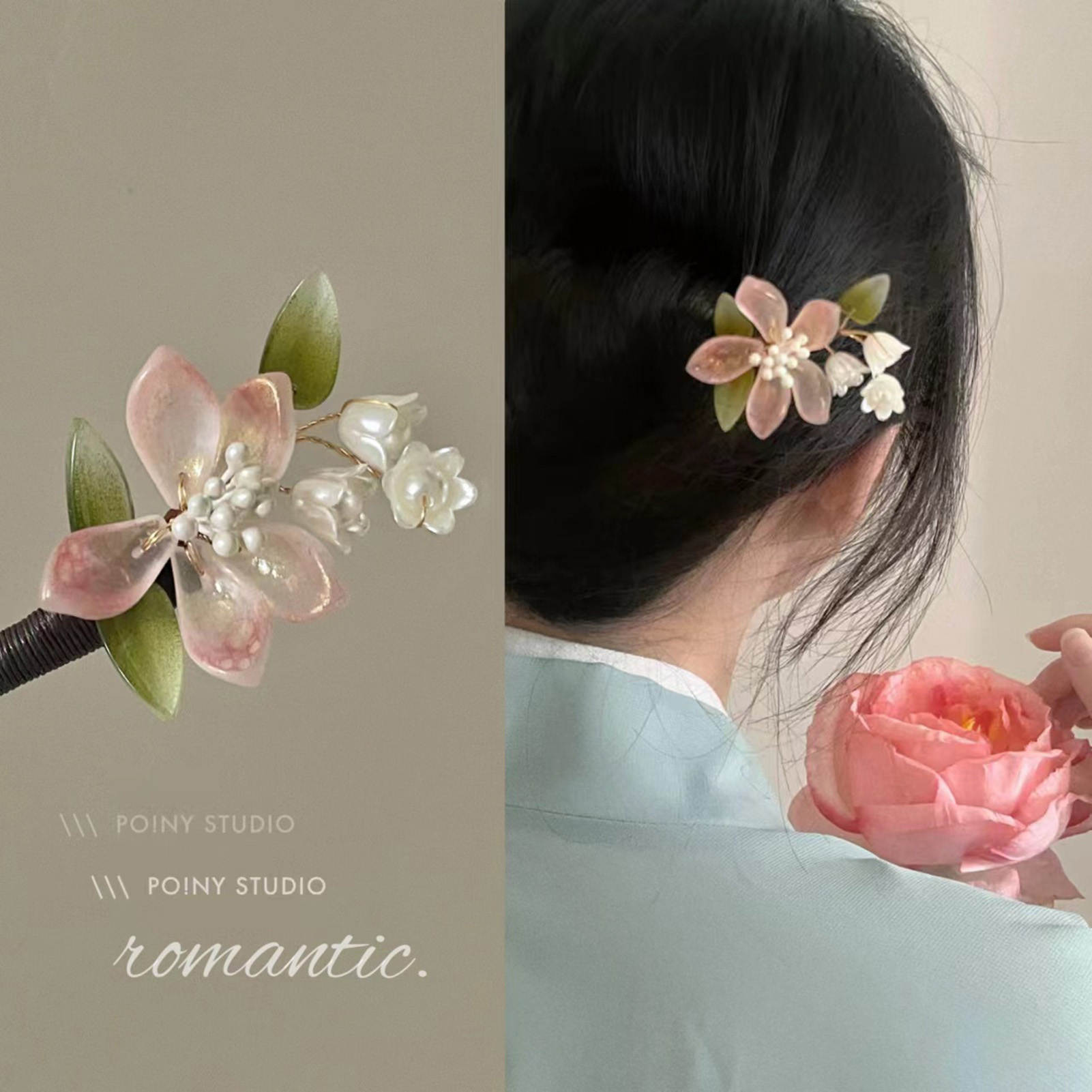 Çin tarzı çiçek püskül saç tok - Florist Supplies incelemesi ve fiyatı