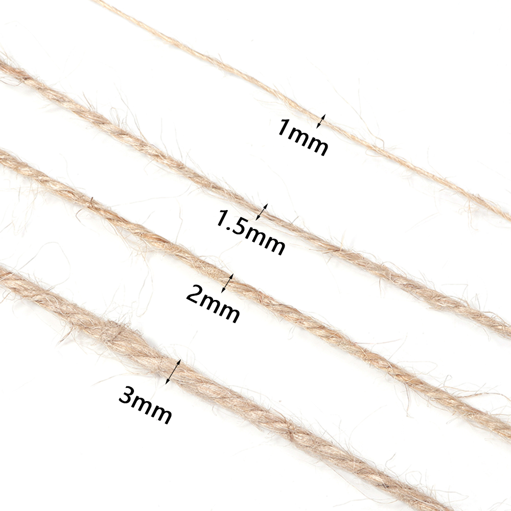 100 metre doğal jüt kordonlar  - Twine Jute Natural incelemesi ve fiyatı