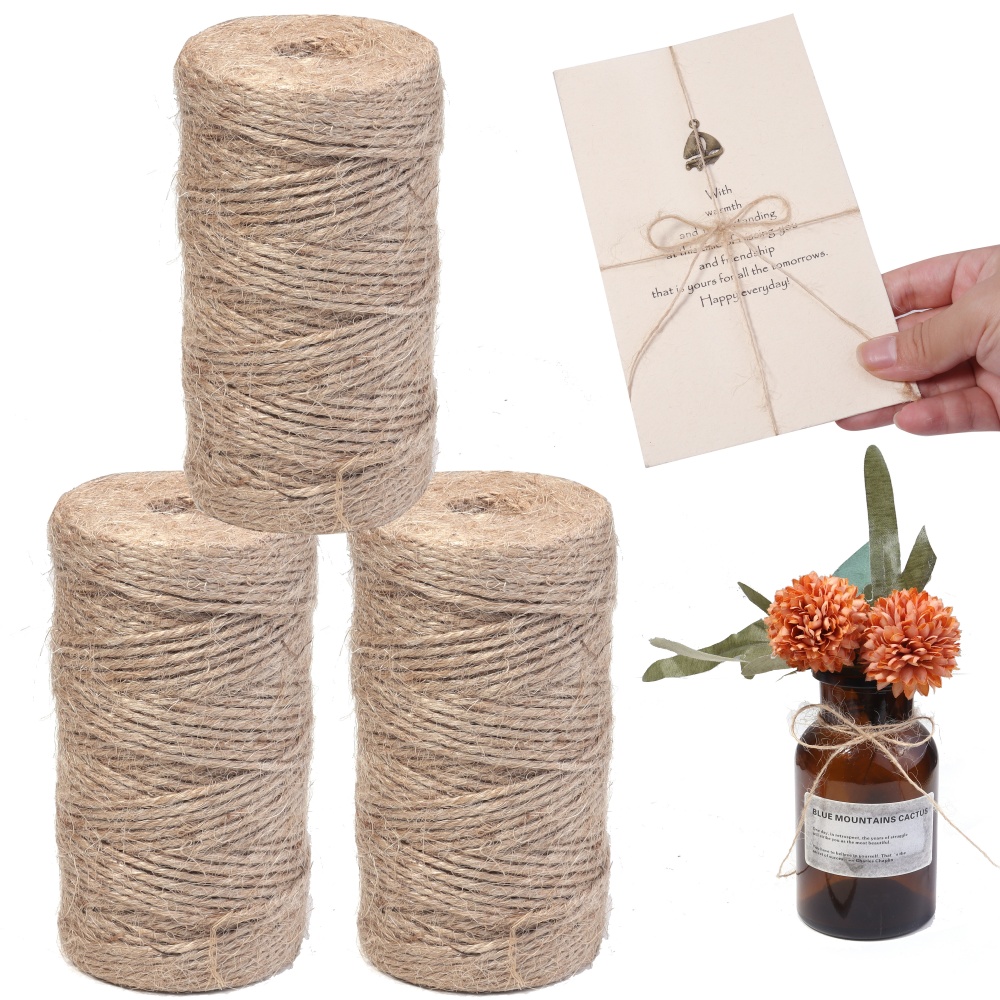 100 metre doğal jüt kordonlar  - Twine Jute Natural incelemesi ve fiyatı