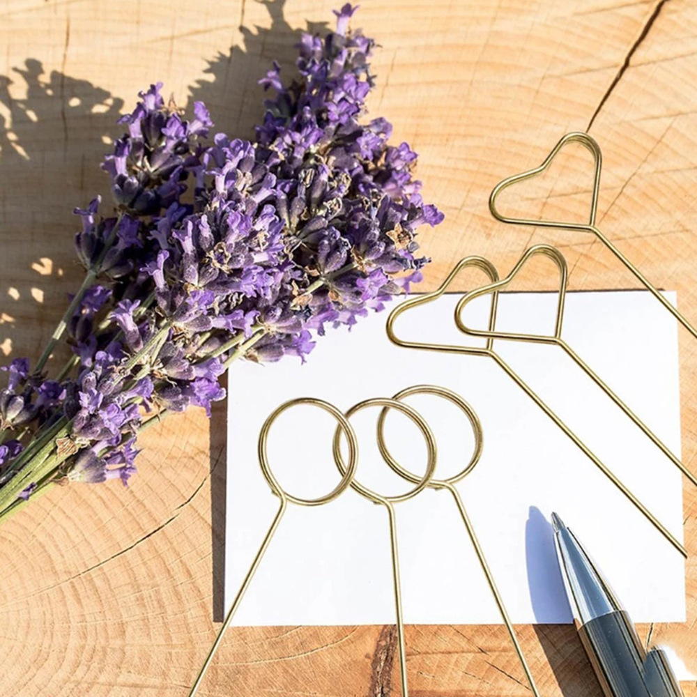 Metal Çiçek Kart Tutucu Altın  - Floral Picks Wood incelemesi ve fiyatı