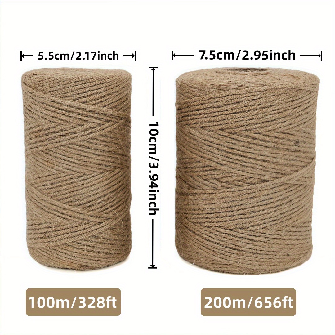 Doğal Vintage Halat Jüt Şerit  - Twine Jute Natural incelemesi ve fiyatı
