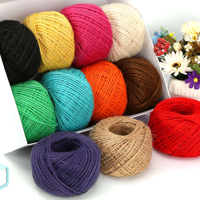 DIY Doğal 2mm 50M/Rulo Renkli  - Twine Jute Natural incelemesi ve fiyatı