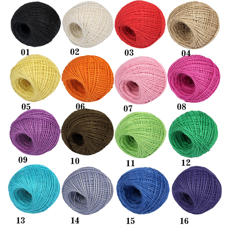 DIY Doğal 2mm 50M/Rulo Renkli  - Twine Jute Natural incelemesi ve fiyatı