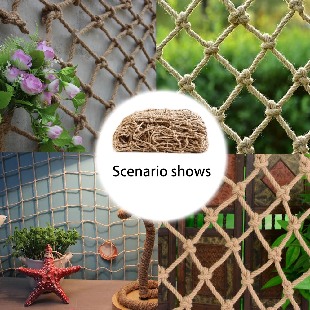 Kenevir Halat Tırmanma Ağı Doğ - Twine Jute Natural incelemesi ve fiyatı